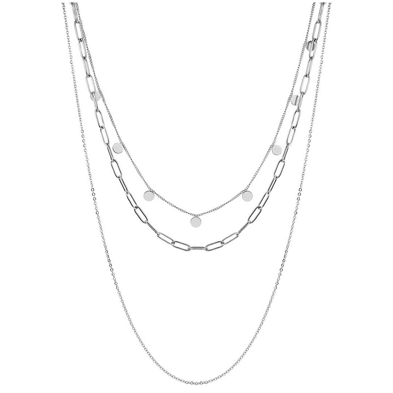 Collier Femme multi rang Acier inoxydable ROBBEZ MASSON