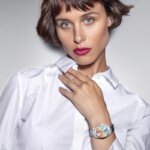 Montre » Boyfriend » Femme Acier inoxydable, cadran multicolore FESTINA F20622/H portée