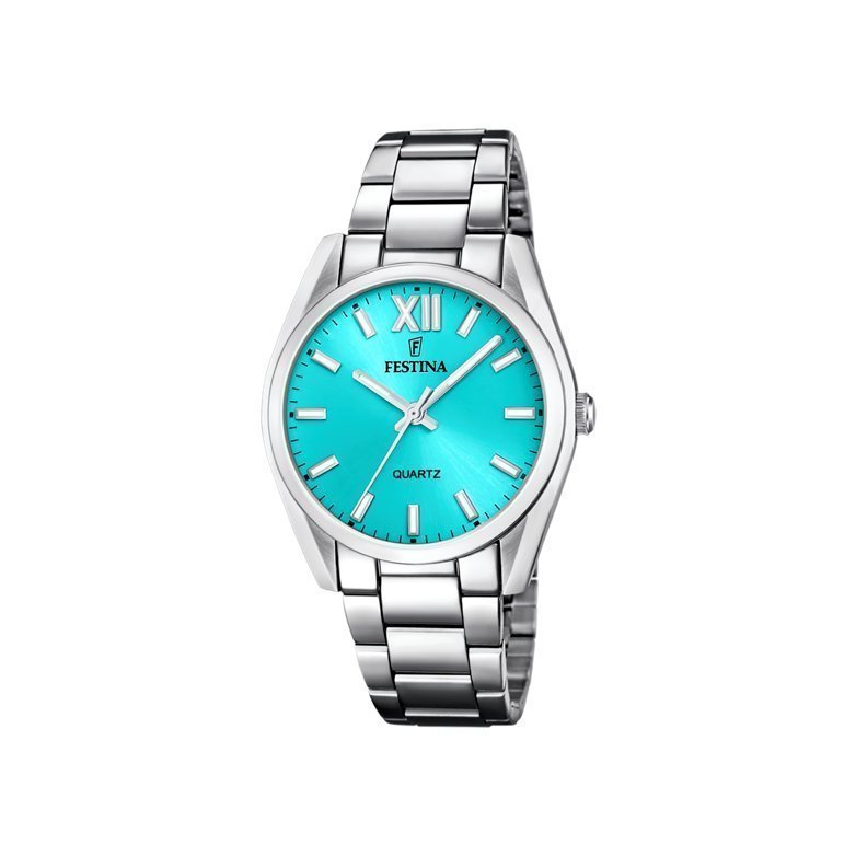 Montre » Boyfriend » Femme Acier inoxydable, cadran turquoise FESTINA F20622/D