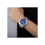 Montre multifonction bleue Homme Acier inoxydable FESTINA F20445/4 portée