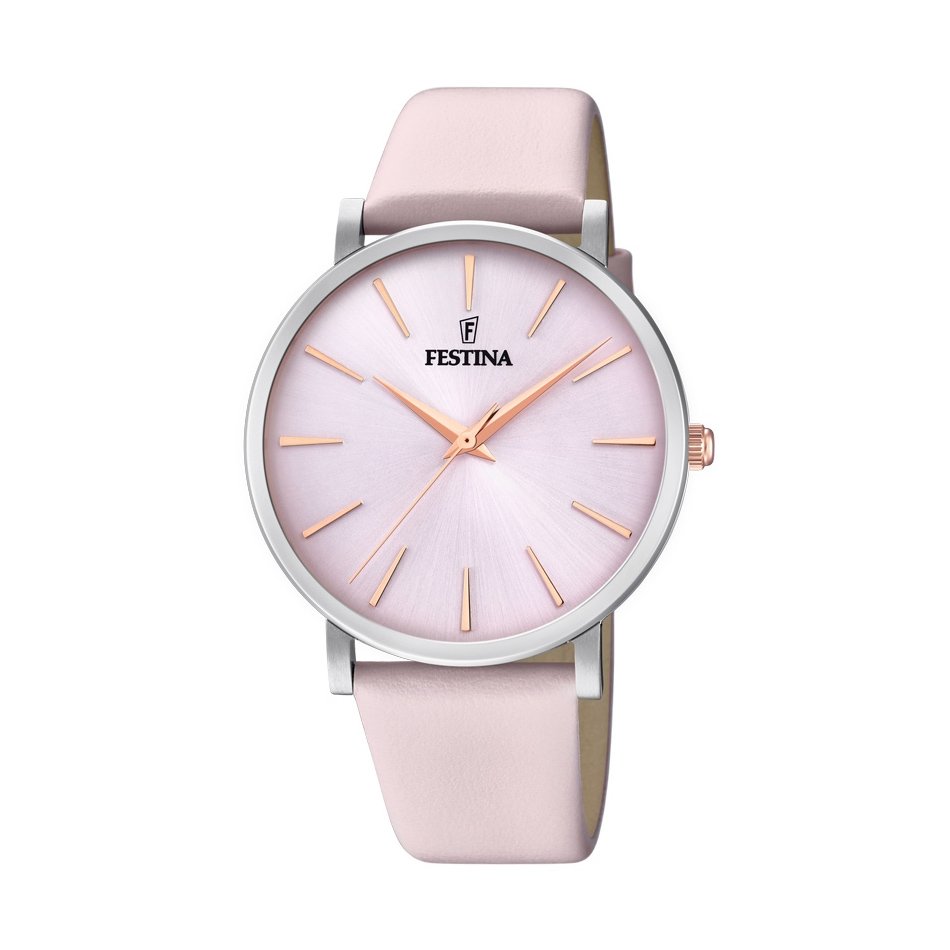 Montre » Boyfriend » Femme Cuir rose FESTINA F20371/2