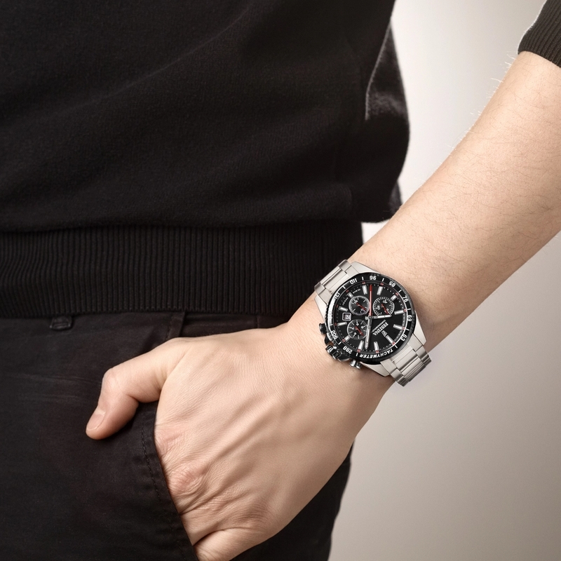 Montre Chronographe Homme Acier inoxydable FESTINA F20560/6 portée