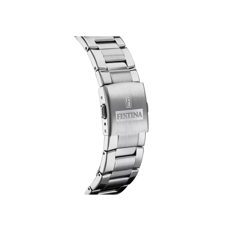 Montre Chronographe Homme Acier inoxydable FESTINA F20463/2, bracelet