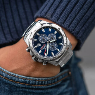Montre Chronographe Homme Acier inoxydable FESTINA F20463/2 portée