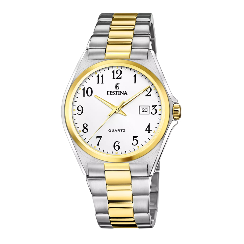 Montre classique bicolore Homme Acier inoxydable FESTINA F20554/1