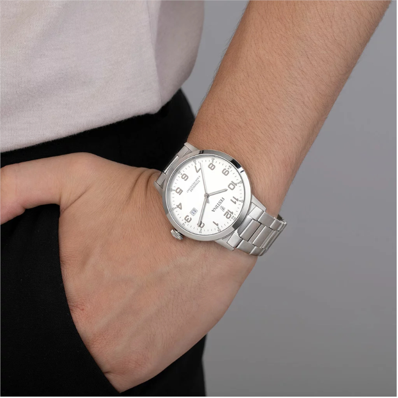 montre-FESTINA-homme-titane-f20435-1-portée Montre Homme Titane FESTINA F20435/1 portée
