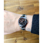 Montre Céramique noire Femme Acier inoxydable FESTINA F20497/3, portée