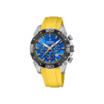Montre Chrono Bike Homme, Acier inoxydable et Caoutchouc jaune FESTINA F20544/4