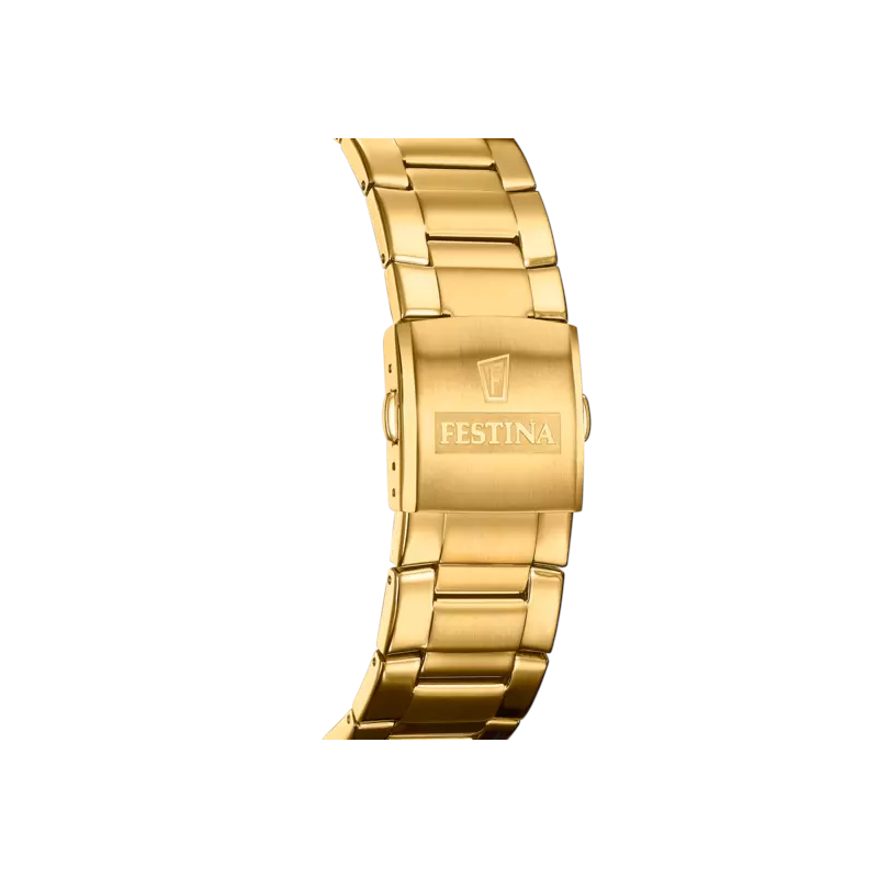 Montre Chronographe Homme, Acier inoxydable doré FESTINA F20541/3, bracelet