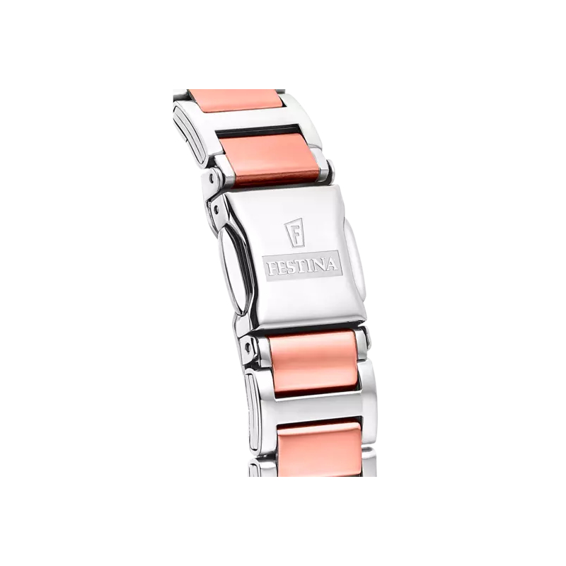 montre-femme-FESTINA-acier-inoxydable-bicolore-F16937-D-bracelet Montre Femme Acier inoxydable bicolore FESTINA F16937/D, bracelet