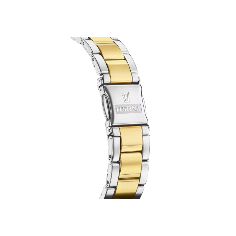 montre-femme-FESTINA-acier-inoxydable-bicolore-F20594-1-bracelet Montre Femme Acier inoxydable bicolore FESTINA F20594/1, bracelet