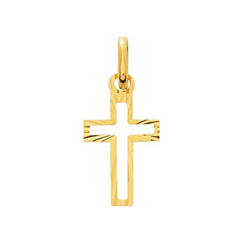 Pendentif Croix Or jaune 750/1000 ROBBEZ MASSON
