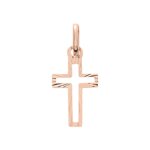 Pendentif Croix Or rose 750/1000 ROBBEZ MASSON
