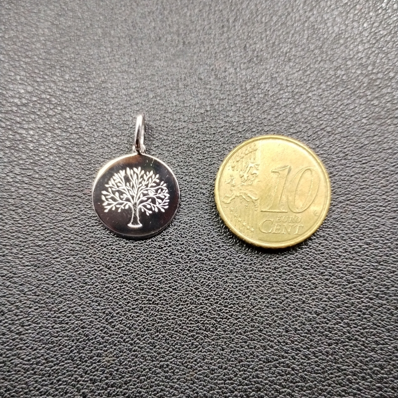 pendentif-médaille-femme-arbre-de-vie-argent-rhodié-robbez-masson-336405-taille Pendentif Arbre de vie Argent 925/1000 ROBBEZ MASSON, taille