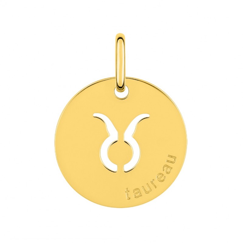 Médaille zodiaque Taureau Plaqué Or ROBBEZ MASSON