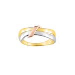 Bague Femme Plaqué Or tricolore et Rhodium ROBBEZ MASSON
