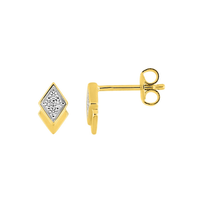 boucles-d-oreilles-femme-plaqué-or-et-oxydes-robbez-masson-135936-1 Boucles d’oreilles Femme Plaqué Or, Rhodium et Oxydes de zirconium ROBBEZ MASSON