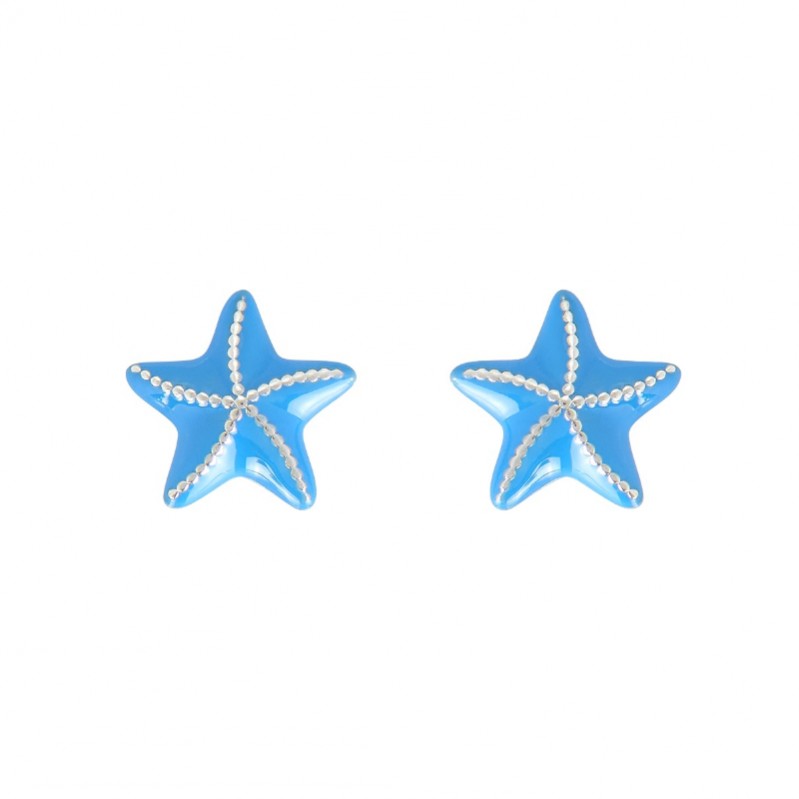 boucles-oreilles-enfant-argent-rhodié-étoile-de-mer-robbez-masson-335877 Boucles d'oreilles Enfant Etoile de mer Argent rhodié 925/1000 ROBBEZ MASSON