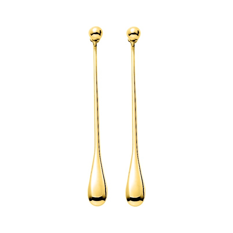 Boucles d'oreilles pendantes Femme Plaqué Or ROBBEZ MASSON