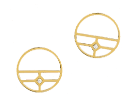 Boucles d'oreille rondes Murat