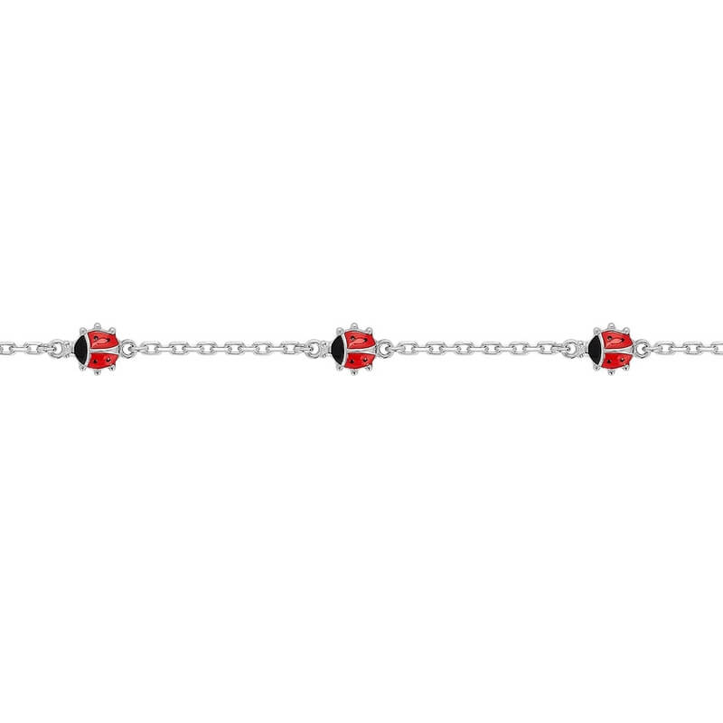 Bracelet Enfant Coccinelle Argent 925/1000 ROBBEZ MASSON