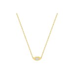 Collier Femme Plaqué Or et Oxydes de zirconium ROBBEZ MASSON
