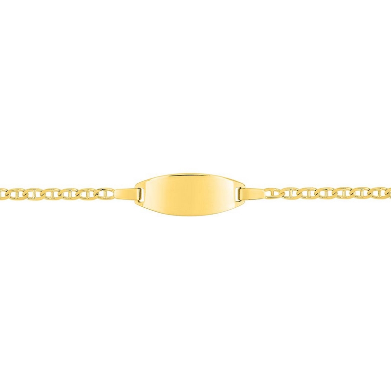 Gourmette Bébé maille marine Or jaune 750/1000 ROBBEZ MASSON