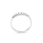 Alliance Platine et Diamants R8105FMTWNQ14 FACET, autre vue.
