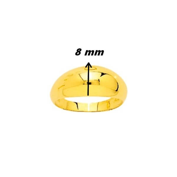 Bague Femme jonc Anglais Plaqué Or ROBBEZ MASSON, largeur