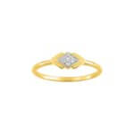 Bague Femme Plaqué Or, Rhodium et Oxydes de zirconium ROBBEZ MASSON