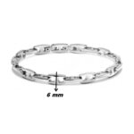 Bracelet Homme Acier inoxydable ROCHET HB7180, largeur.