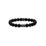 Bracelet Acier pierre de lave ROCHET HB2801A Homme, autre vue.
