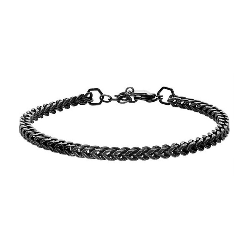 Bracelet Homme Acier inoxydable ROCHET HB01385 gris anthracite