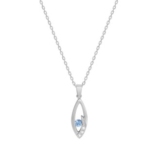 Collier Femme Argent rhodié et Oxydes colorés ROBBEZ MASSON
