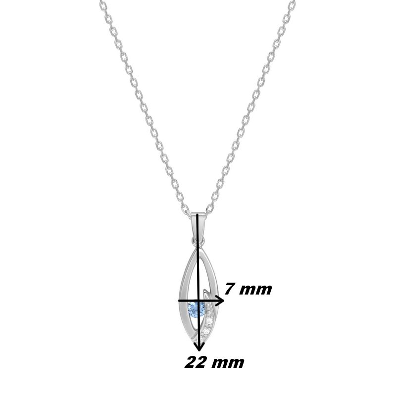 Collier Femme Argent rhodié et Oxydes colorés ROBBEZ MASSON