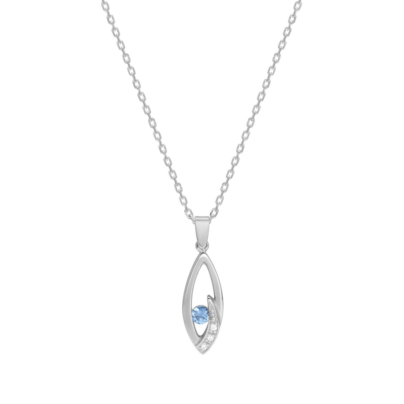 Collier Femme Argent rhodié et Oxydes colorés ROBBEZ MASSON