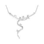 Collier Femme Argent rhodié et Oxydes de zirconium ROBBEZ MASSON