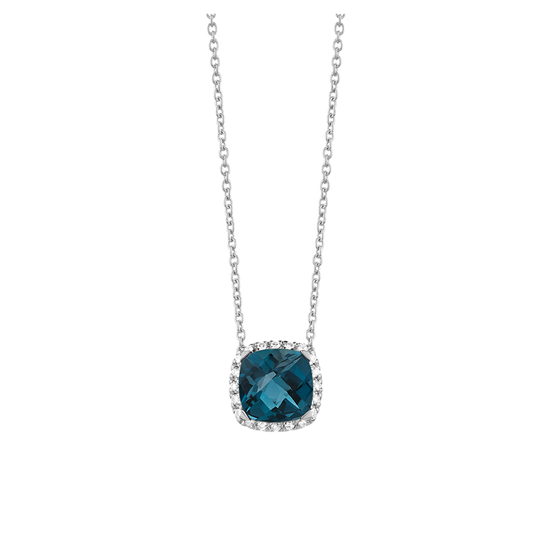 collier-femme-or-blanc-750-diamants-et-topaze-london-blue-FACET-P8735FMNWA Collier Or blanc, Topaze et Diamants P8735FMNWA842 FACET