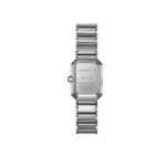 Montre Femme Octogone HERBELIN 17556B49 Acier inoxydable et nacre noire, dos.