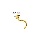 Piercing nez Etoile Or jaune ROBBEZ MASSON, largeur