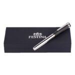 Stylo à bille FESTINA gris et noir, encre noir FWS4107/A, boîte