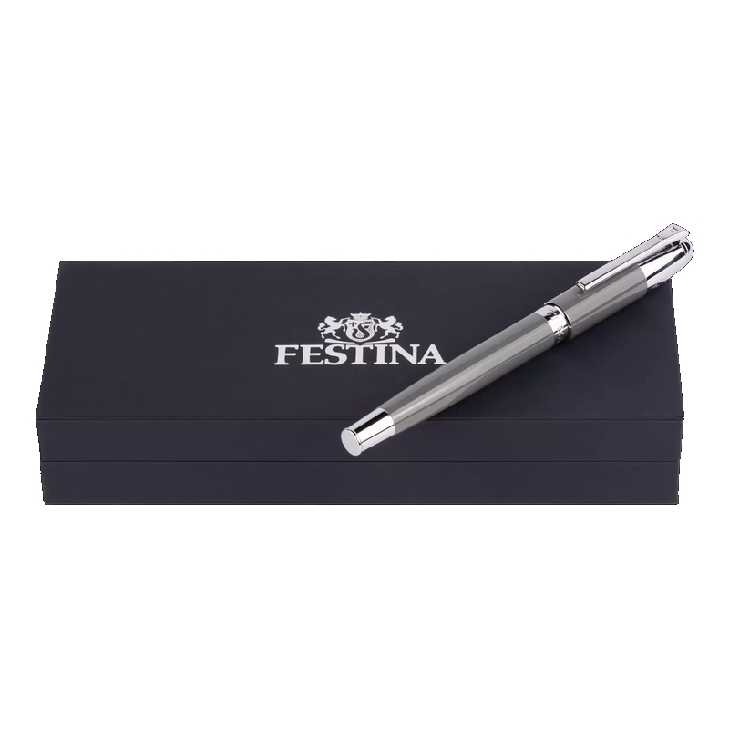 Stylo plume FESTINA gris FWS2109/H, boite.