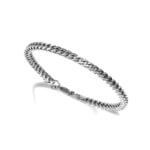 Bracelet double tressage Acier ROCHET HB01380 Homme, autre vue.