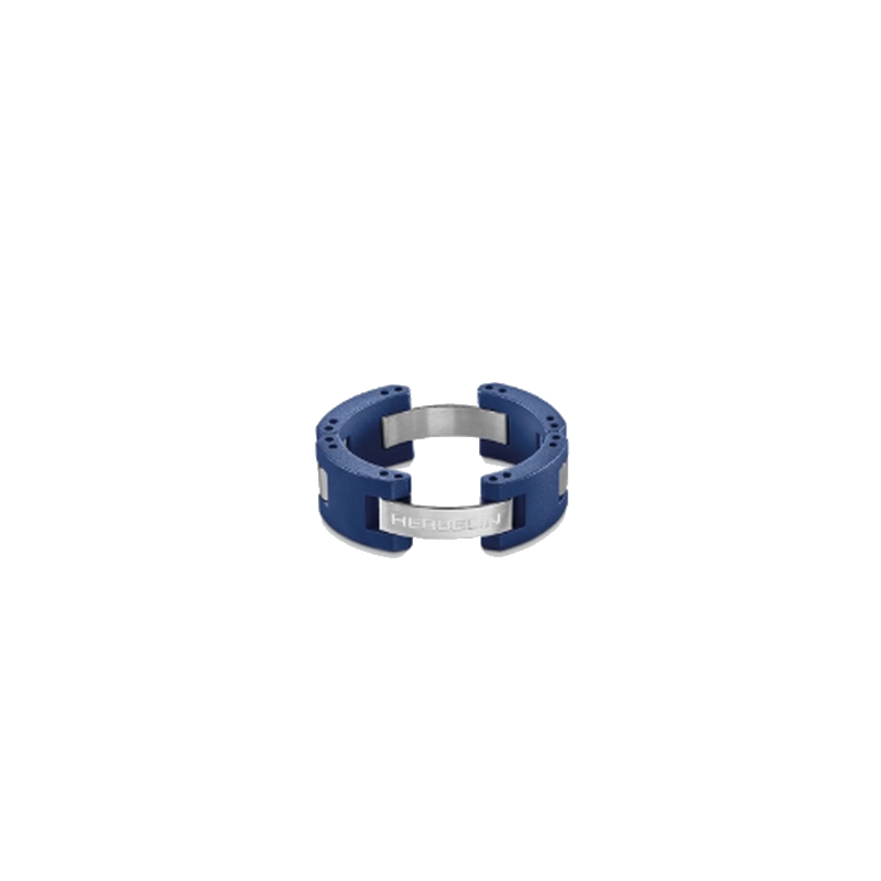 Bague CAP CAMARAT HERBELIN RCC8CBAB Acier, Céramique bleue, autre vue.