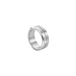 Bague NEWPORT HERBELIN RN8AB Acier inoxydable Homme