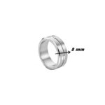 Bague NEWPORT HERBELIN RN8AB Acier inoxydable Homme, largeur.