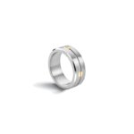 Bague NEWPORT HERBELIN RN8ABG2N Acier et Or Homme