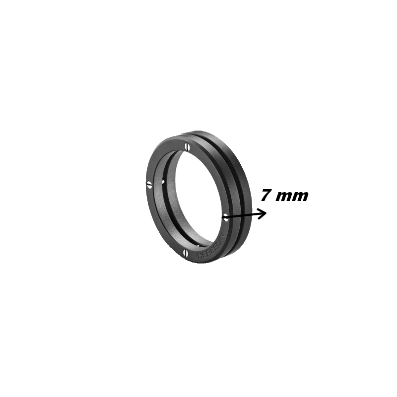 Bague NEWPORT HERBELIN RND7TD Titane et Acier Homme, largeur.