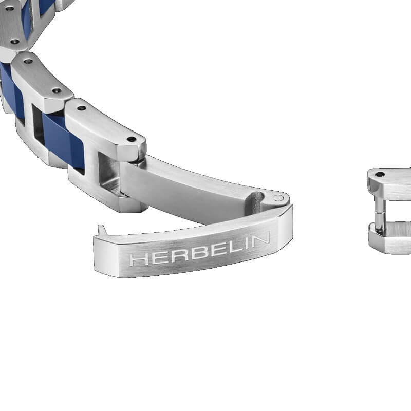 Bracelet CAP CAMARAT Acier et céramique HERBELIN BCC8ABCB Homme, fermoir