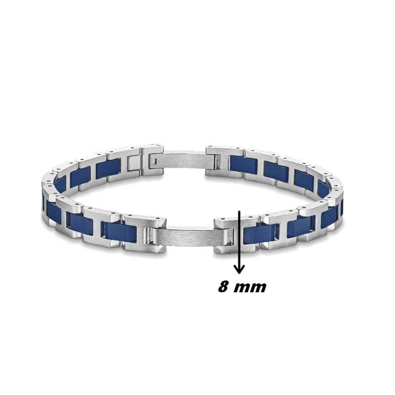 Bracelet CAP CAMARAT Acier et céramique HERBELIN BCC8ABCB Homme, largeur.